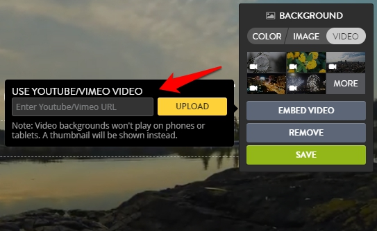 Embed video popup Embed video popup